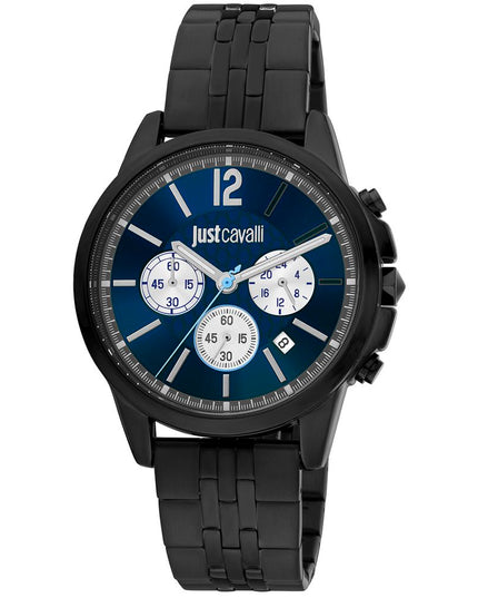 Just Cavalli Black Stainless Steel Sport Watch