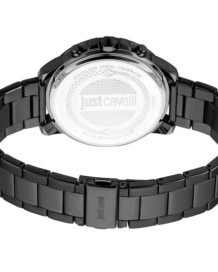 Just Cavalli Black Stainless Steel Bracelet Watch