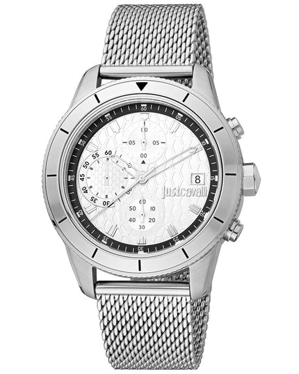 Just Cavalli Gray Stainless Steel Dress Watch
