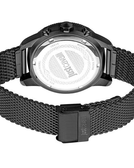 Just Cavalli Black Stainless Steel Sport Watch