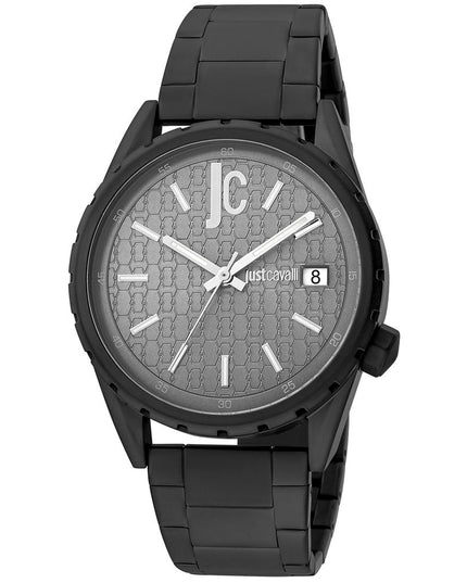 Just Cavalli Black Stainless Steel Dress Watch