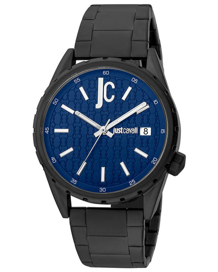 Just Cavalli Black Stainless Steel Dress Watch