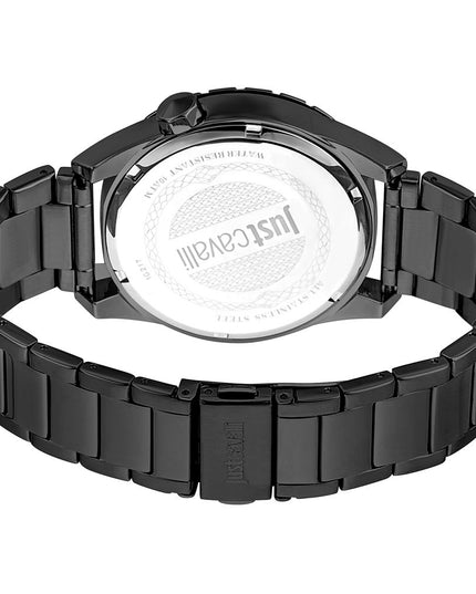 Just Cavalli Black Stainless Steel Dress Watch