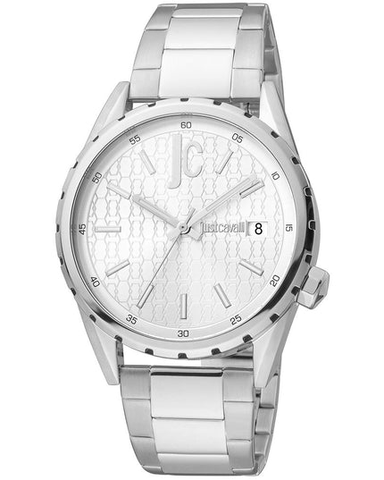 Just Cavalli Gray Stainless Steel Dress Watch