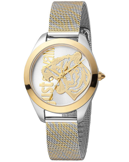 Just Cavalli Multicolor Stainless Steel Dress Watch