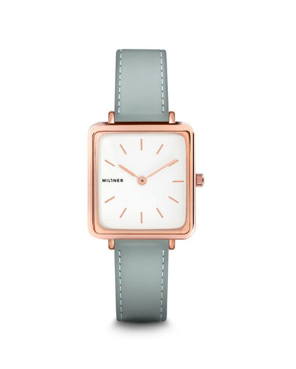 Millner Blue Leather Dress Watch