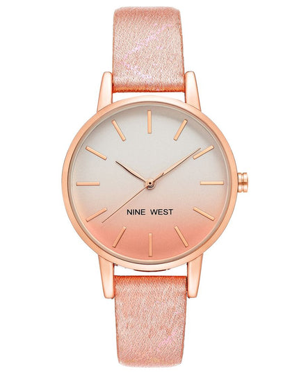 Nine West Multicolor Leather Dress Watch
