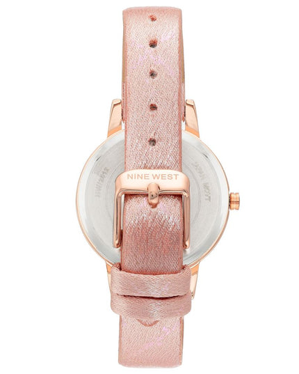 Nine West Multicolor Leather Dress Watch