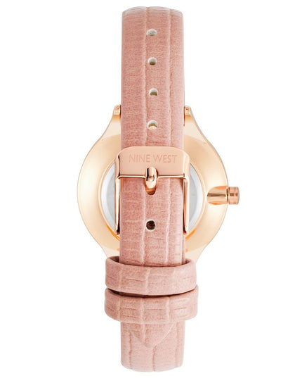 Nine West Multicolor Leather Dress Watch