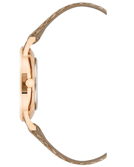 Nine West Multicolor Leather Dress Watch