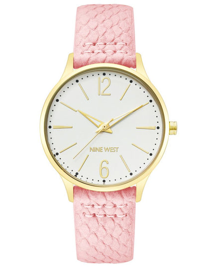Nine West Multicolor Leather Dress Watch
