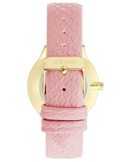 Nine West Multicolor Leather Dress Watch