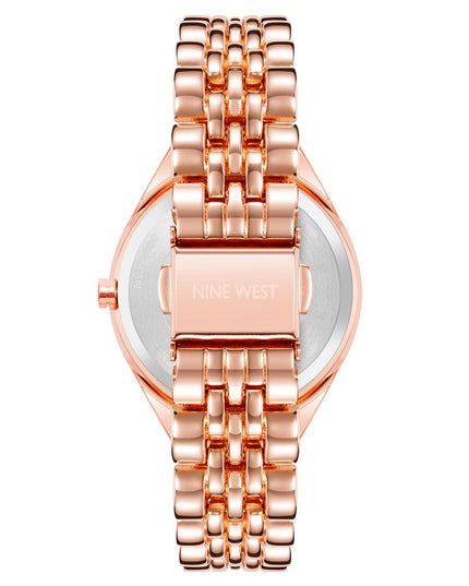 Nine West Multicolor Metal Dress Watch