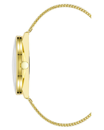 Nine West Gold Stainless Steel Bracelet Watch
