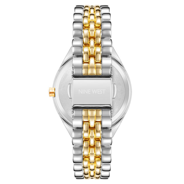 Nine West Multicolor Metal Dress Watch
