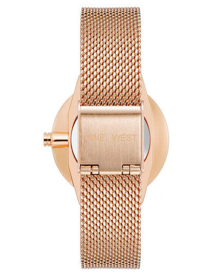 Nine West Multicolor Stainless Steel Dress Watch