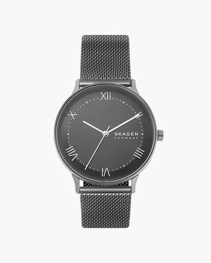 Skagen Gray Stainless Steel Dress Watch