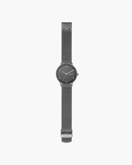 Skagen Gray Stainless Steel Dress Watch