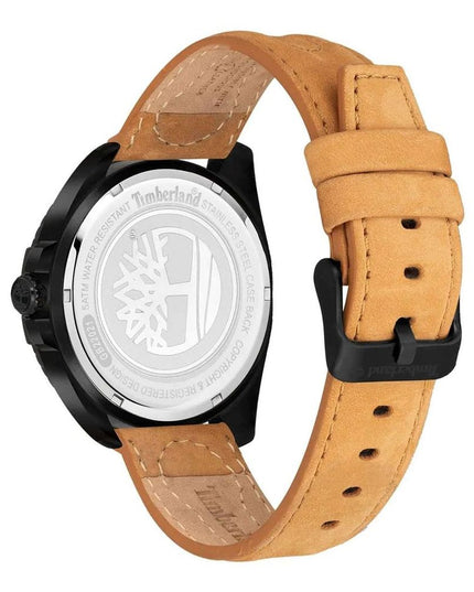 Timberland Brown Leather Dress Watch