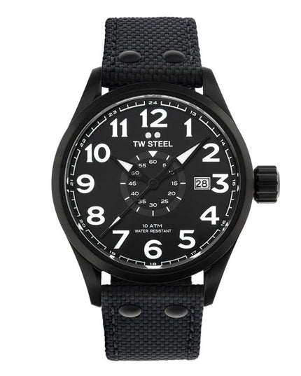 TW Steel Black Fabric Sport Watch