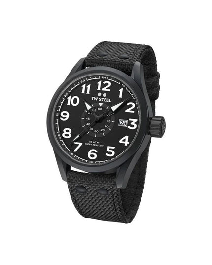TW Steel Black Fabric Sport Watch