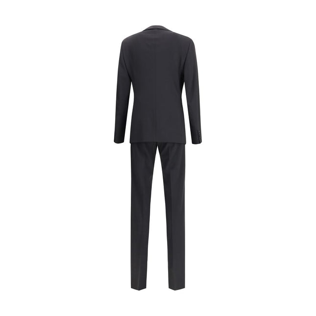 Giorgio Armani Black Fleece Wool Tuxedo