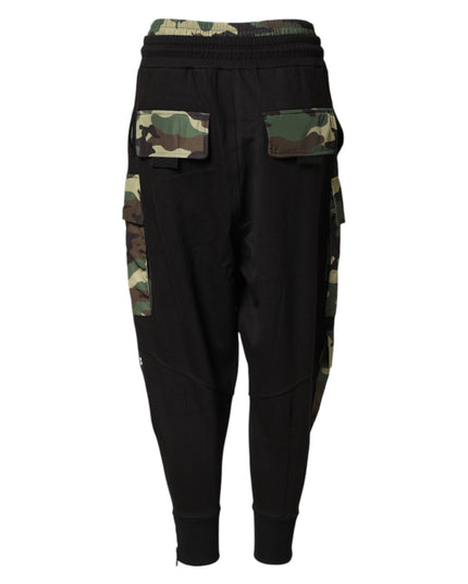 Dolce & Gabbana Multicolor Camouflage Cargo Jogger Men Pants