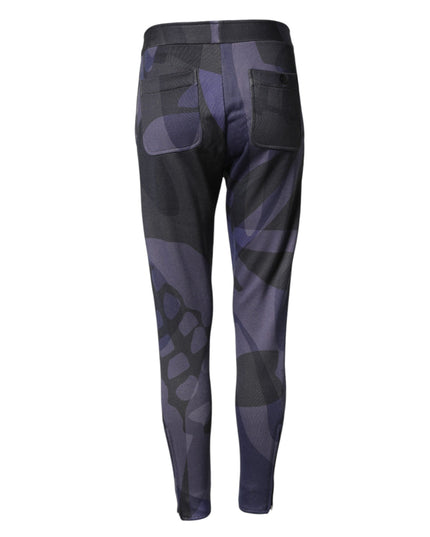 Alexander McQueen Multicolor Patterned Tapered Fit Men Pants