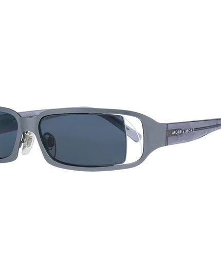 More & More Gray Metal Sunglasses