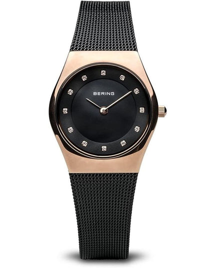 BERING Black Stainless Steel Dress Watch