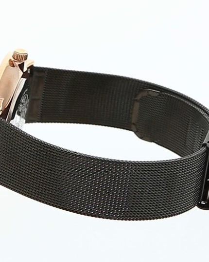 BERING Black Stainless Steel Dress Watch