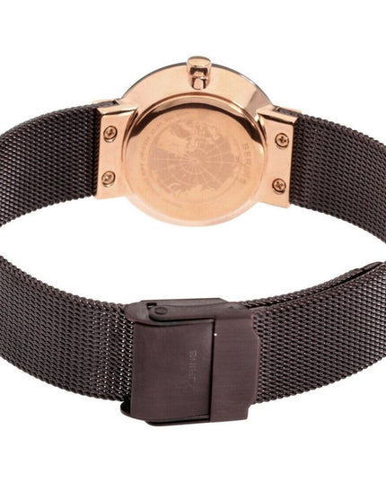 BERING Brown Stainless Steel Dress Watch