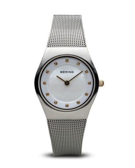 BERING Silver Stainless Steel Dress Watch