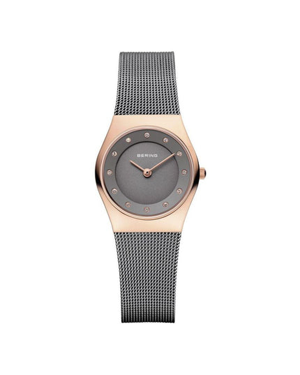 BERING Gray Stainless Steel Dress Watch