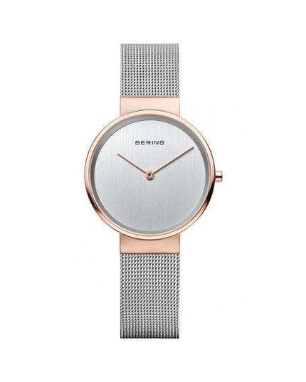 BERING Silver Stainless Steel Dress Watch