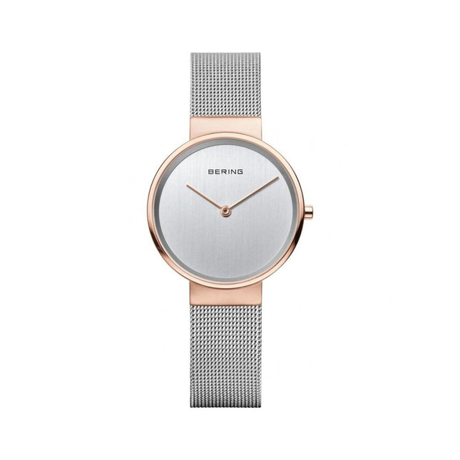 BERING Silver Stainless Steel Dress Watch