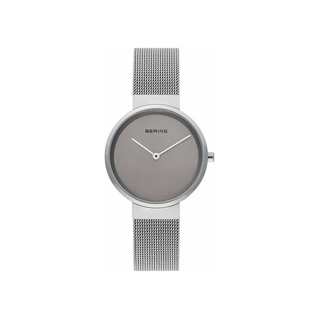 BERING Gray Stainless Steel Dress Watch