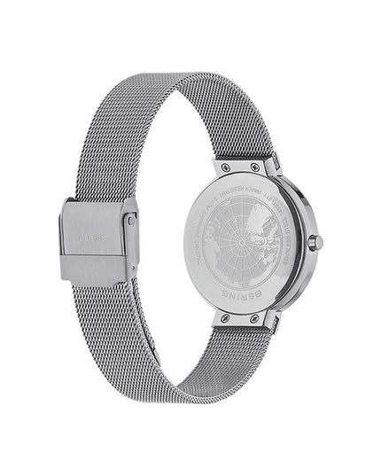 BERING Gray Stainless Steel Dress Watch