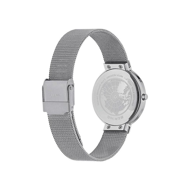 BERING Gray Stainless Steel Dress Watch