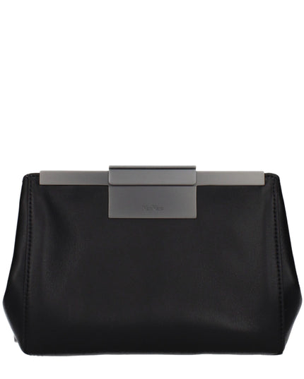 Max Mara Black Leather Crossbody Bag