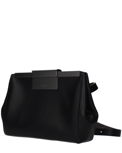 Max Mara Black Leather Crossbody Bag
