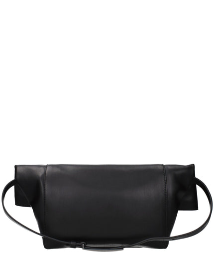 Max Mara Black Leather Shoulder Bag