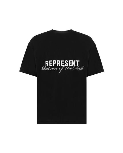 Represent Black Cotton T-Shirt