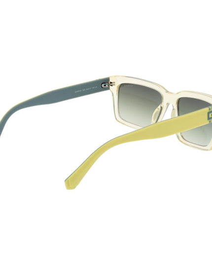 Guess Yellow Stainless Steel Sunglasses