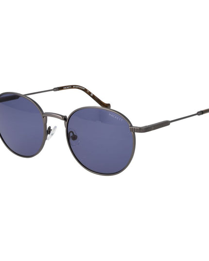 Hackett Gray Metal Sunglasses