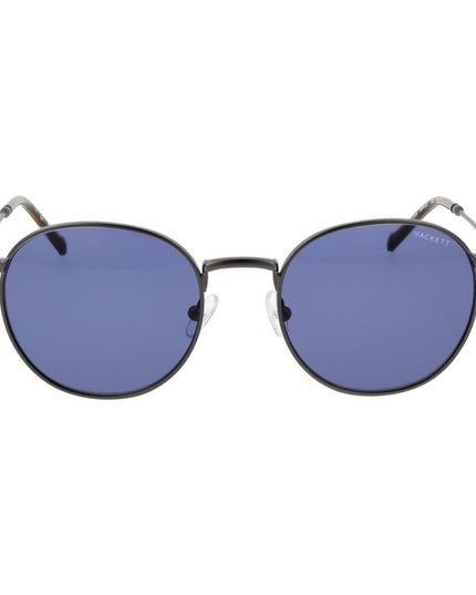 Hackett Gray Metal Sunglasses