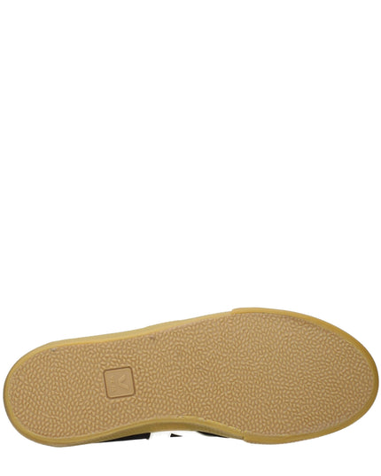 Veja Black Leather Low Top Sneakers