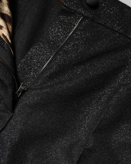 Dolce & Gabbana Black Polyester Casual High Waist Mini Shorts