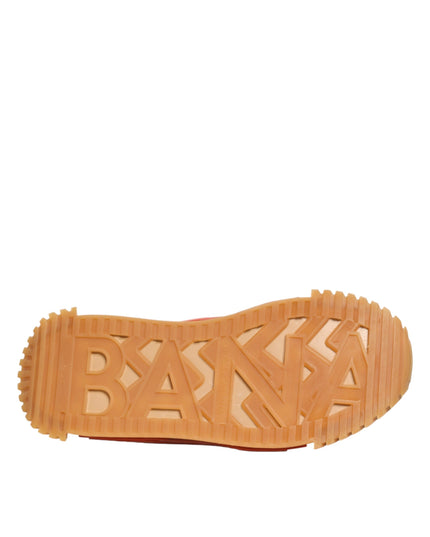 Dolce & Gabbana Multicolor Lace Up Low Top NS1 Sneakers Shoes