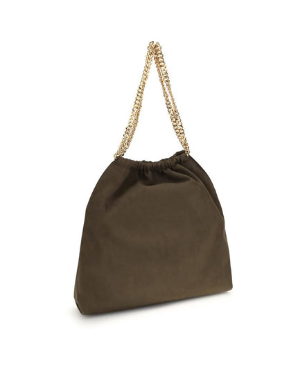 Stella McCartney Brown Polyester Shoulder Bag